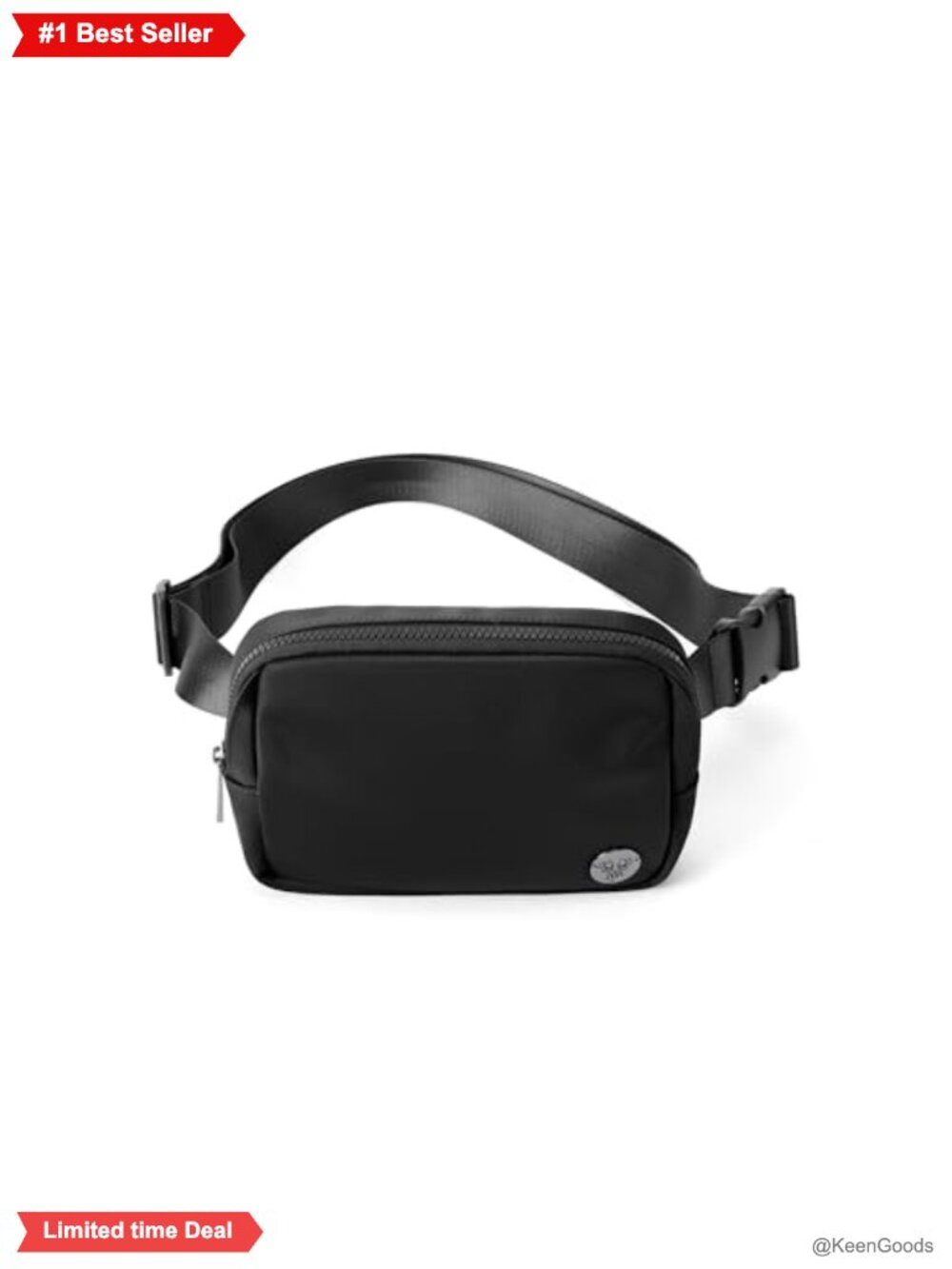 Nylon Fanny Pack Waist Bag Crossbody Adjustable Strap
